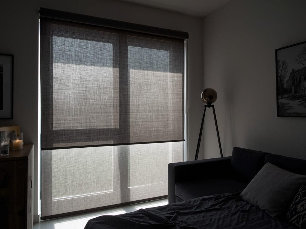 Cortinas que bloquean el sol
