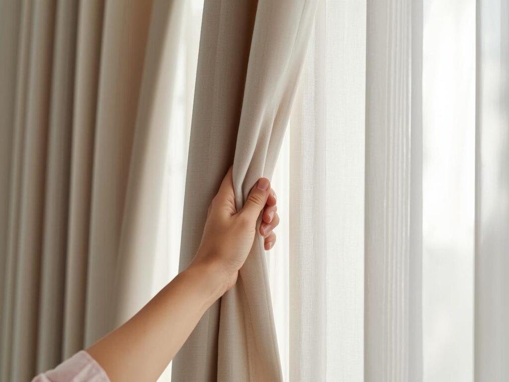 Instalación de cortinas modernas